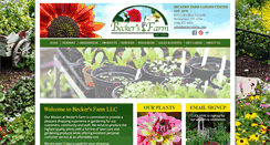 Desktop Screenshot of beckersfarm.com