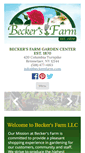 Mobile Screenshot of beckersfarm.com
